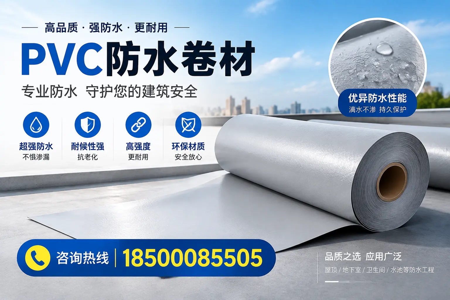 东莞地区pvc防水卷材的市场现状与发展趋势